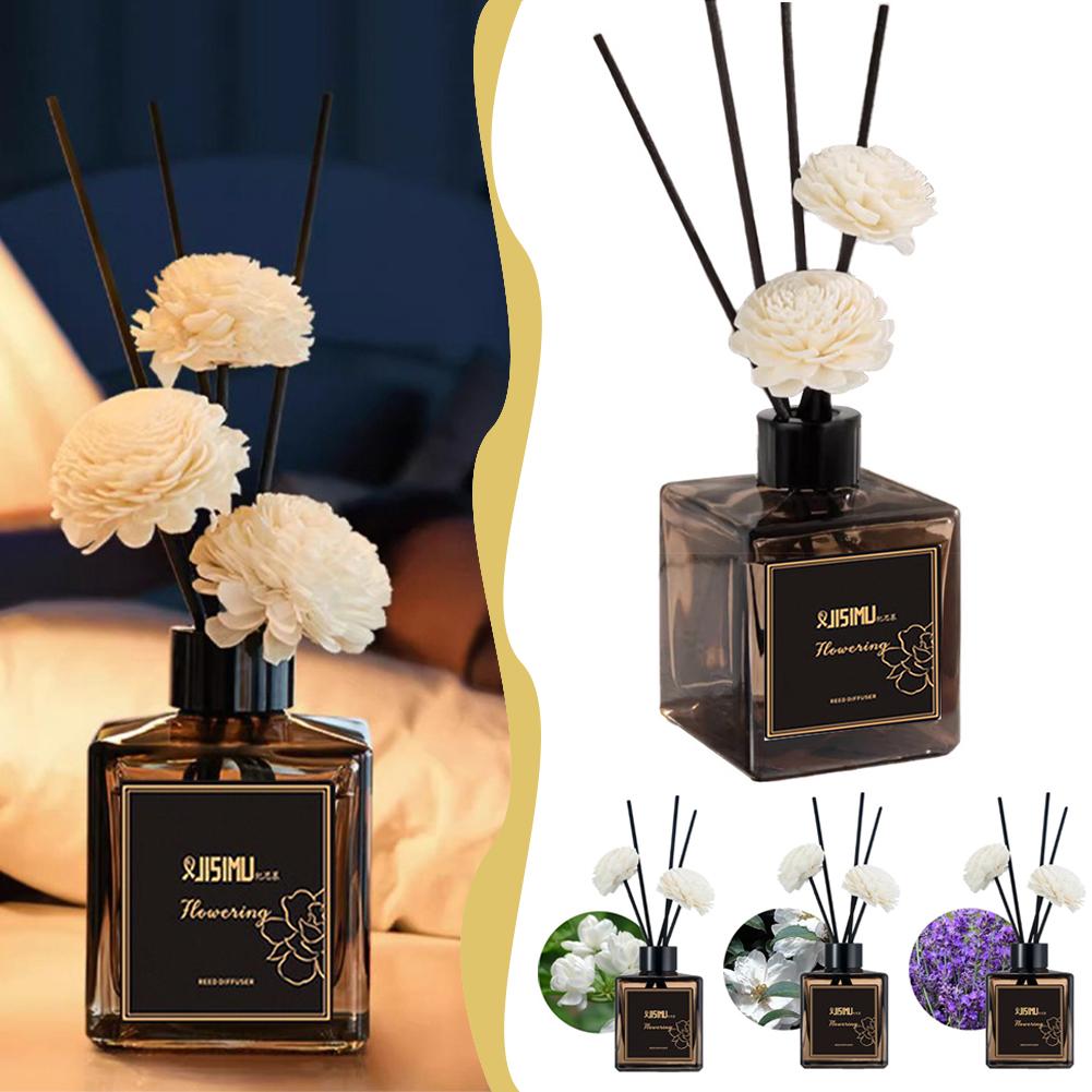 Home Fragrance Jasmine & Yuzu Porcelain Diffuser - Jasmine lavender Flameless Home Fragrance Liquid