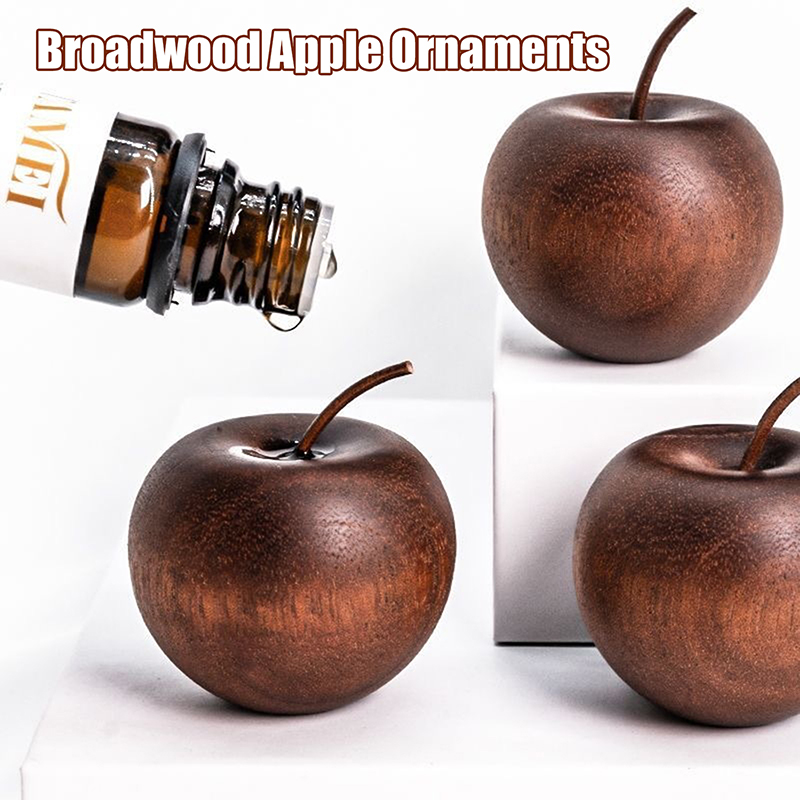 1PCS Of Wooden Apple Shaped Es - Home Fragrance And Diffuser review and price
