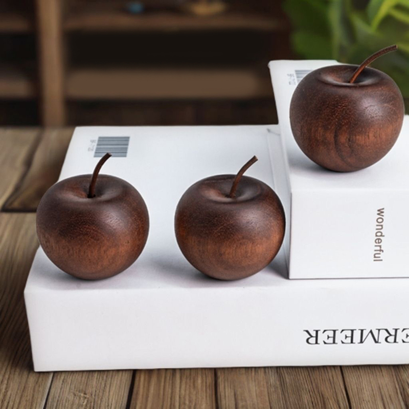 1PCS Of Wooden Apple Shaped Es - Home Fragrance And Diffuser review and price