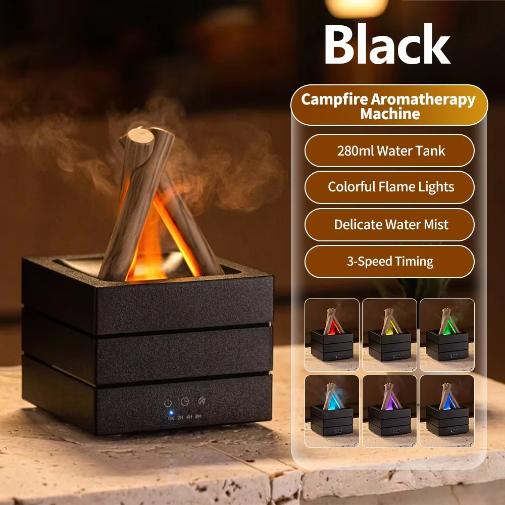 Air Humidifier Flame Essential - Home Fragrance Leather Diffuser review and price