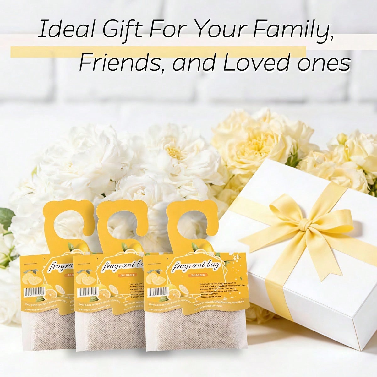 Hanging Lemon Scented Sachets, - Home Fragrance H&M review and price