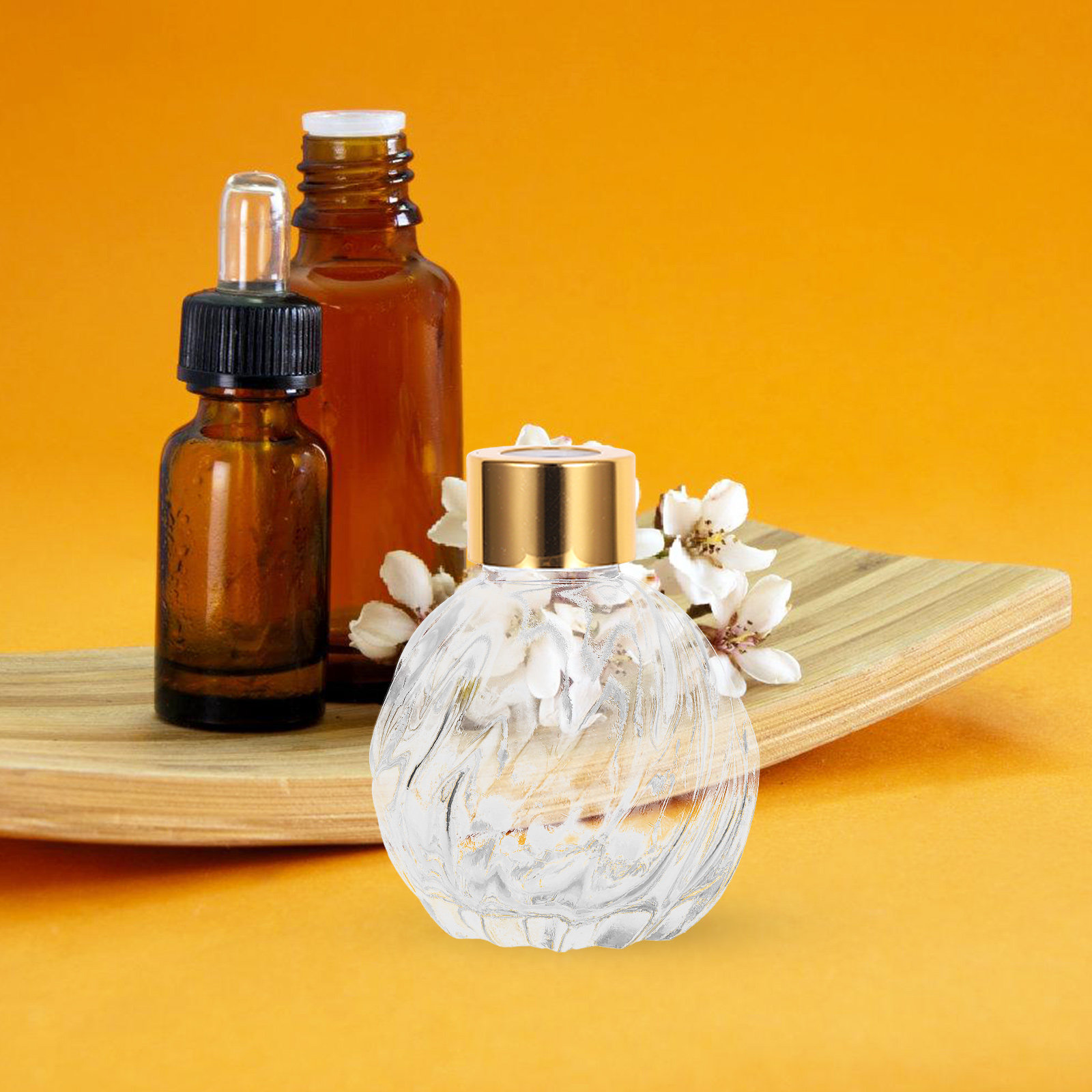 2Pcs 100Ml Clear Glass Vintage - Home Fragrance Leather Diffuser review and price